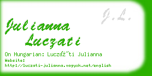 julianna luczati business card